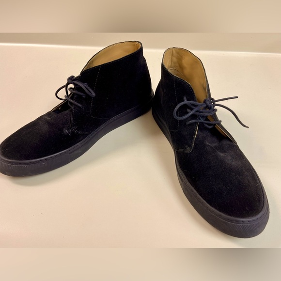 M.Gemi all black chukkas!  Italian made.  Size 45 (12). - Picture 1 of 4